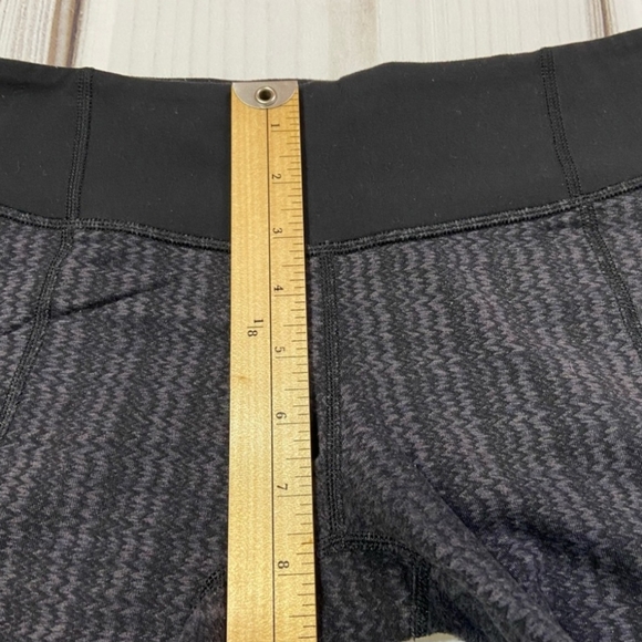 LULULEMON Gather& Crow crop leggings Zippy Wee September Black Sz 6 - Picture 3 of 10